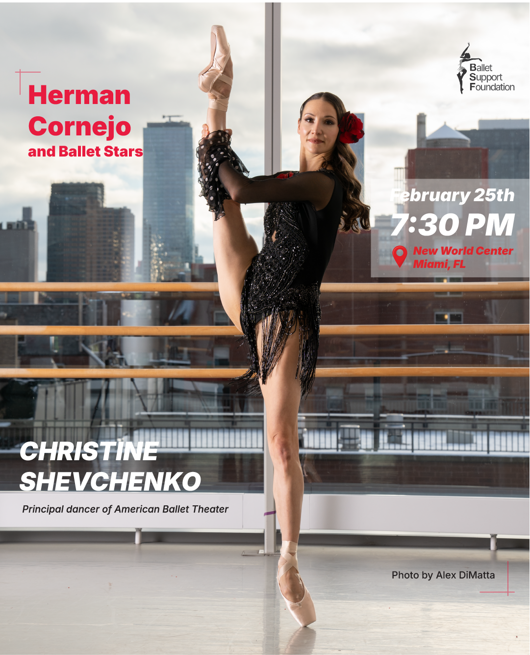 5.⁠ ⁠Herman Cornejo and Ballet Stars. New World Center, Miami, Florida, (February 2025)